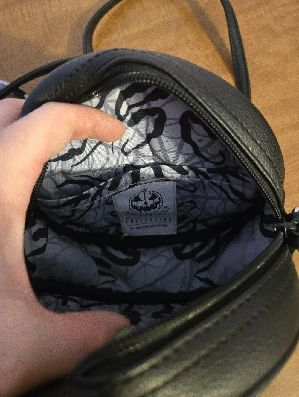 Love Pain & Stitches Pumpkin Crossbody Bag